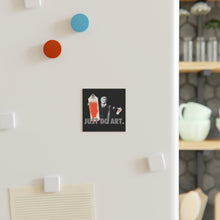 Load image into Gallery viewer, Just Do Art. 10 Crack Commandments Vintage Art Magnet