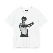 Load image into Gallery viewer, Travis vs. Jules Taxi Driver vs. Pulp Fiction Mashup White Tee
