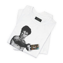 Load image into Gallery viewer, Travis vs. Jules Taxi Driver vs. Pulp Fiction Mashup White Tee
