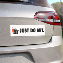 Load image into Gallery viewer, Just Do Art. Car Bumper Magnet
