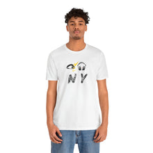 Load image into Gallery viewer, Eye Love NY Headphones White Tee
