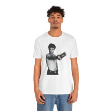 Load image into Gallery viewer, Travis vs. Jules Taxi Driver vs. Pulp Fiction Mashup White Tee
