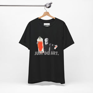 Just Do Art. 10 Crack Commandments Black Tee