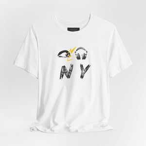 Eye Love NY Headphones White Tee