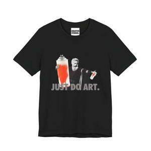 Just Do Art. 10 Crack Commandments Black Tee