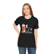 Load image into Gallery viewer, Just Do Art. 10 Crack Commandments Black Tee
