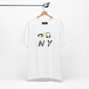 Eye Love NY Headphones White Tee