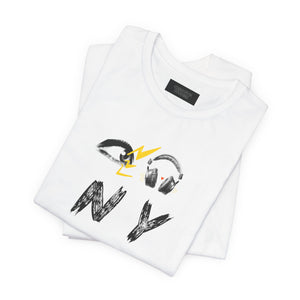 Eye Love NY Headphones White Tee