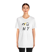 Load image into Gallery viewer, Eye Love NY Headphones White Tee
