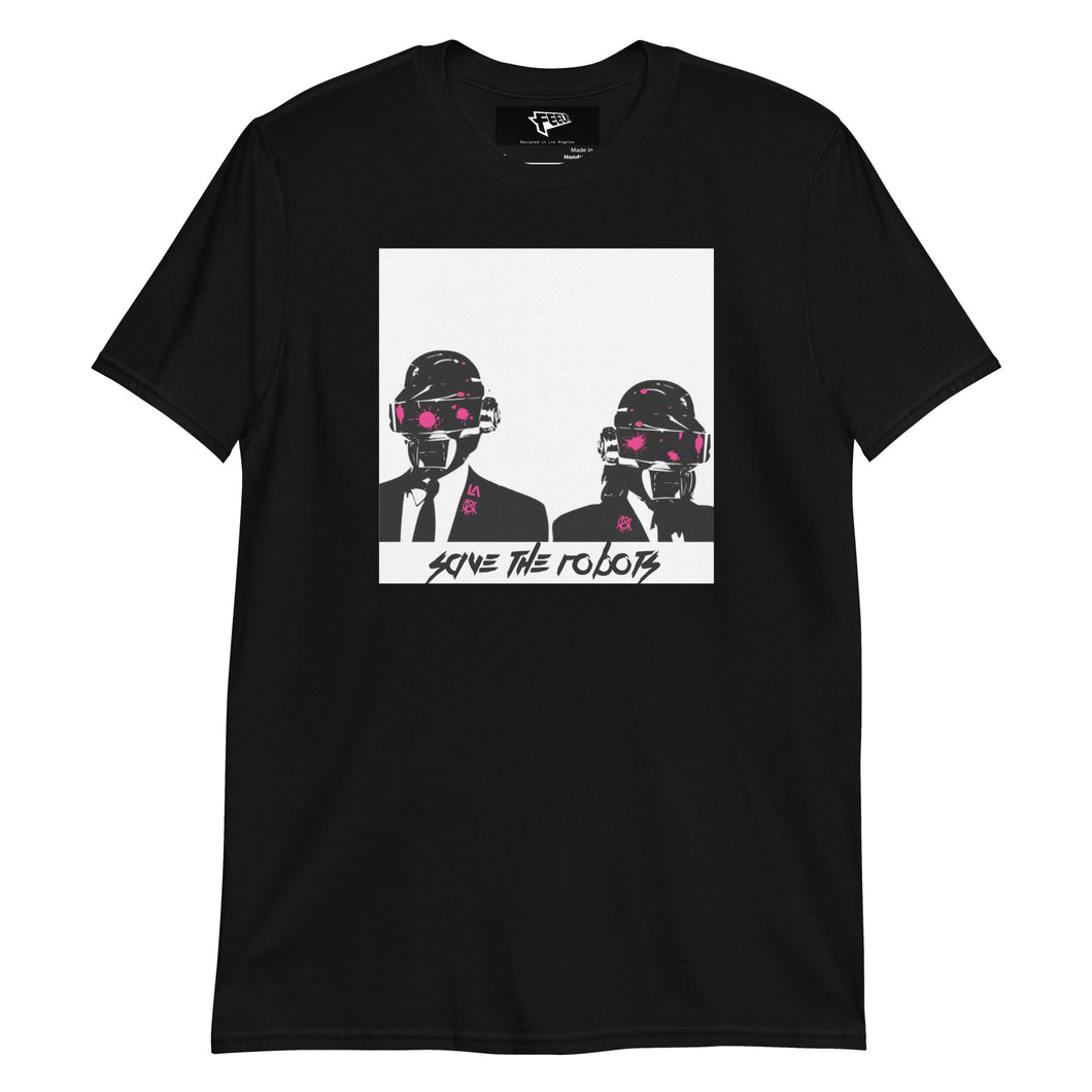 Save the Robots Black T-Shirt